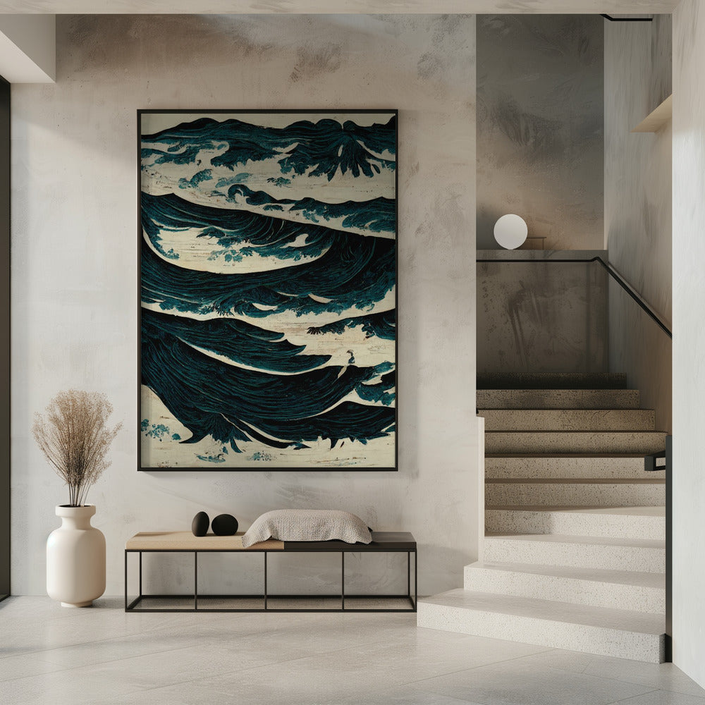 Turbulente golven | Poster