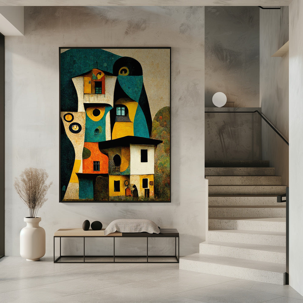 Grillige woningen | Poster