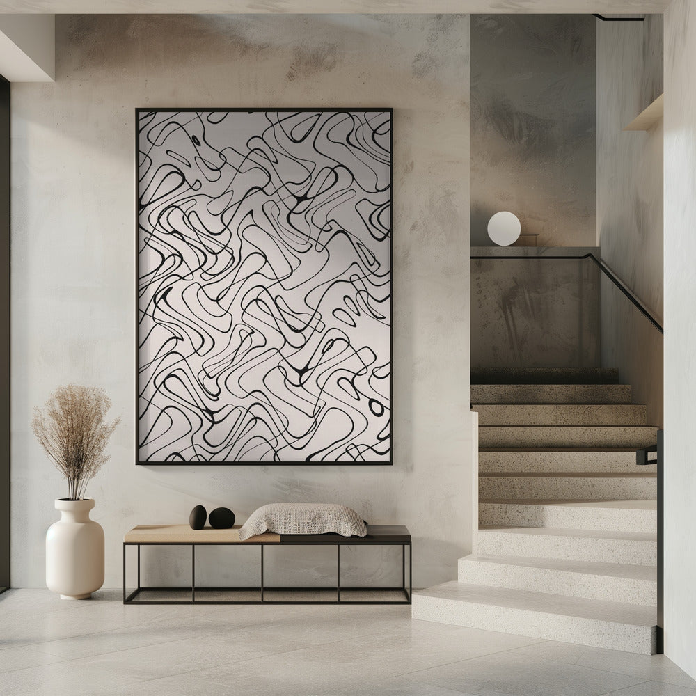 Flowing Lines Dance | Poster