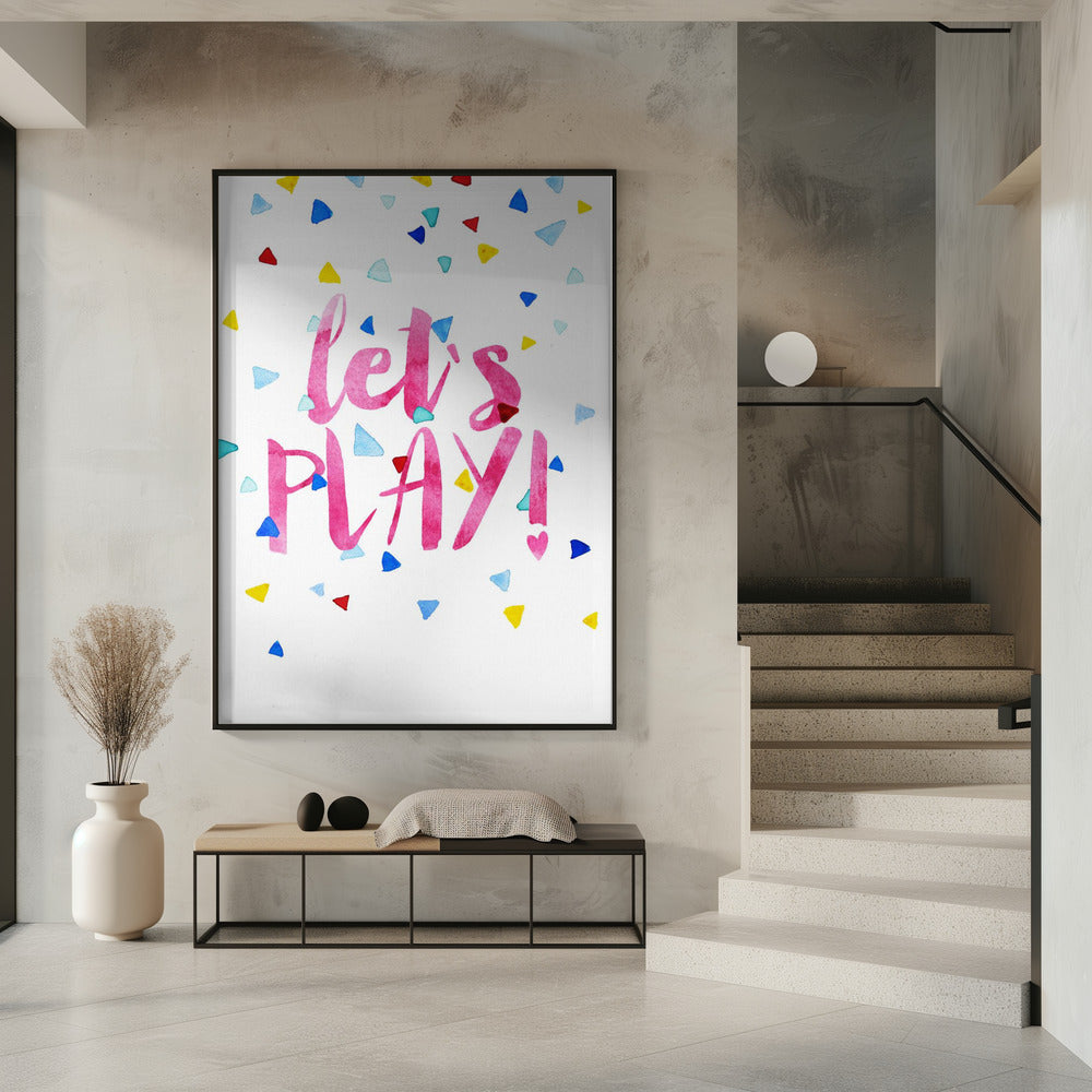 Speelse Confetti Explosie | Poster