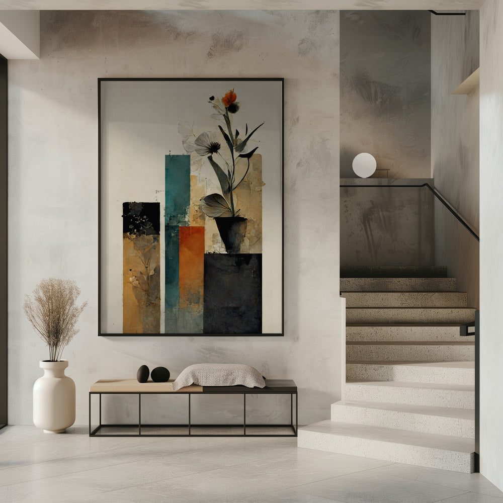 Abstracte bloesems | Poster