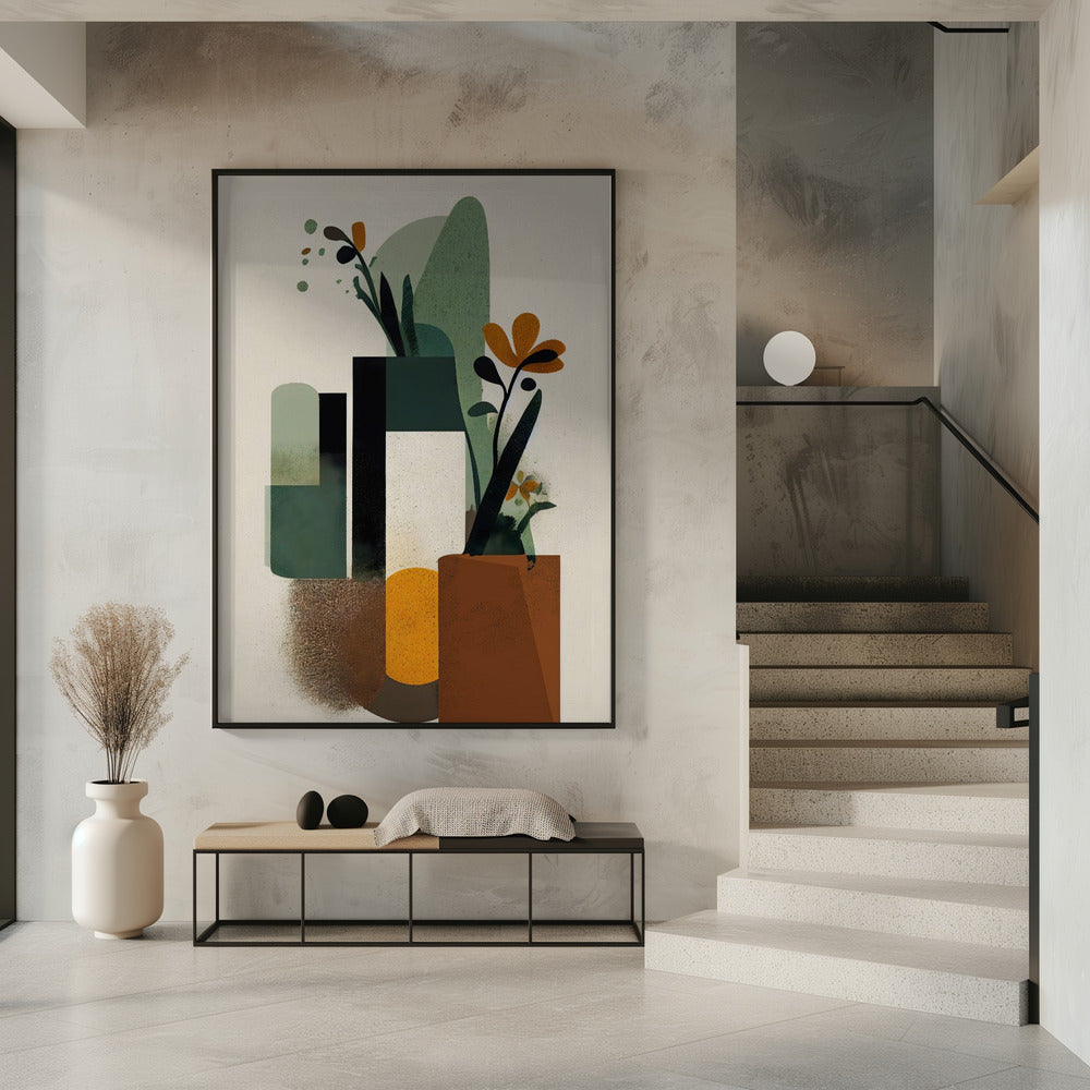 Abstract Tuinzicht | Poster