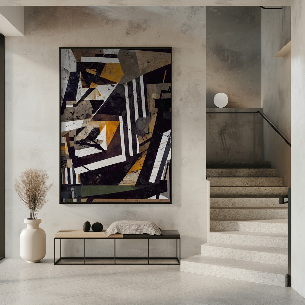 Geometrisch wandtapijt | Poster