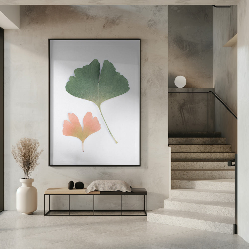 Pastelkleurige Ginkgo | Poster