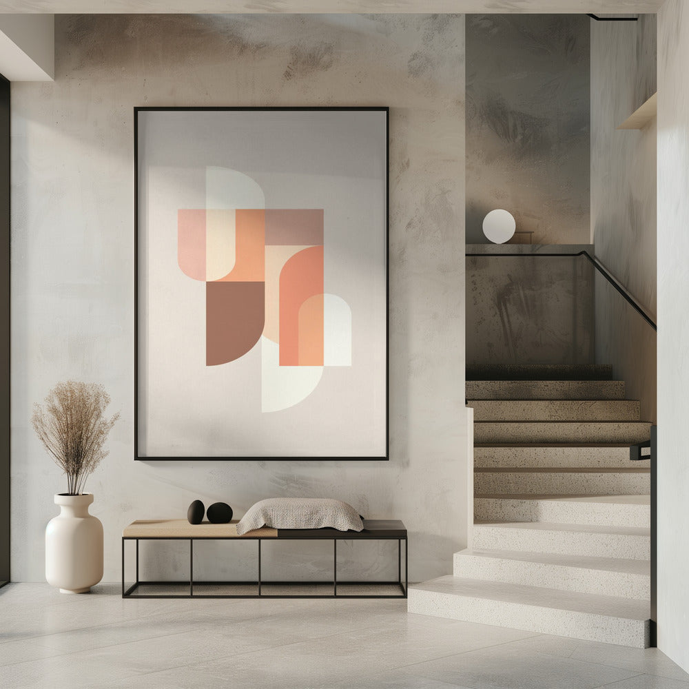 Retro Geometric III | Poster