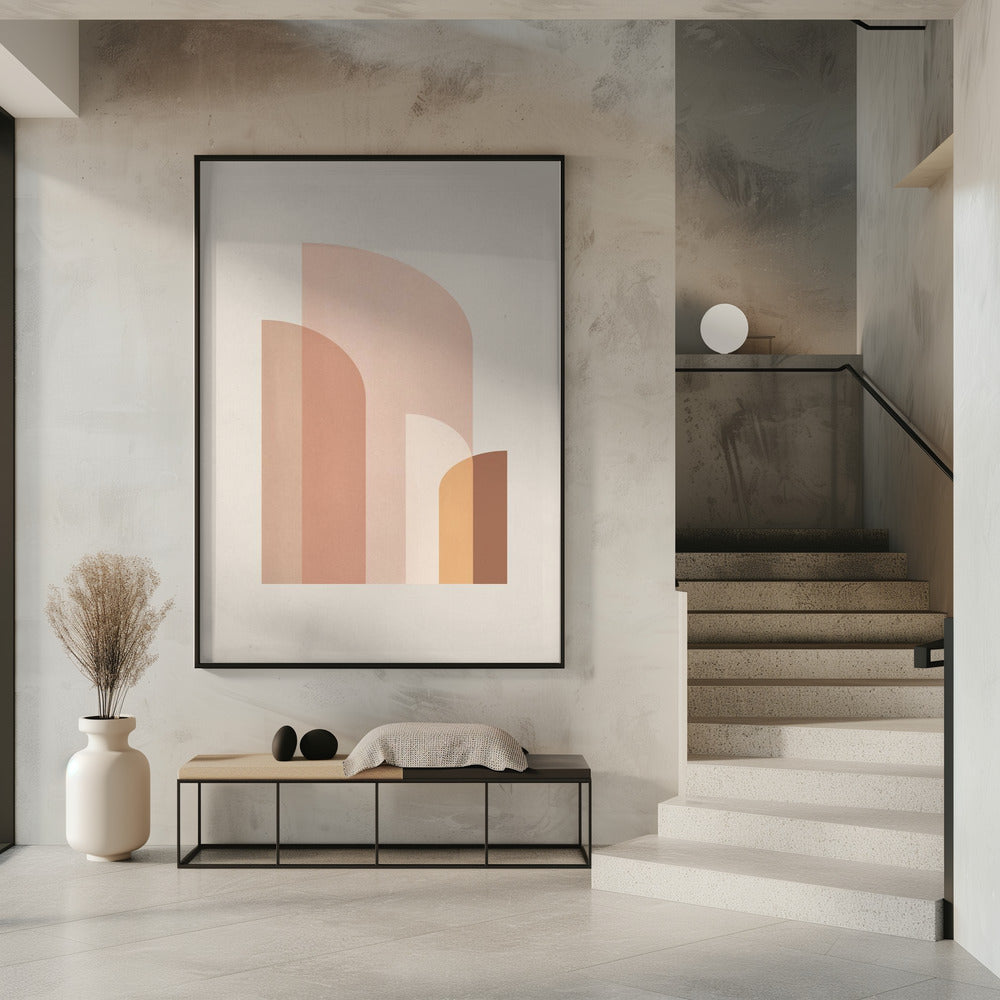 Retro Geometrische IV | Poster