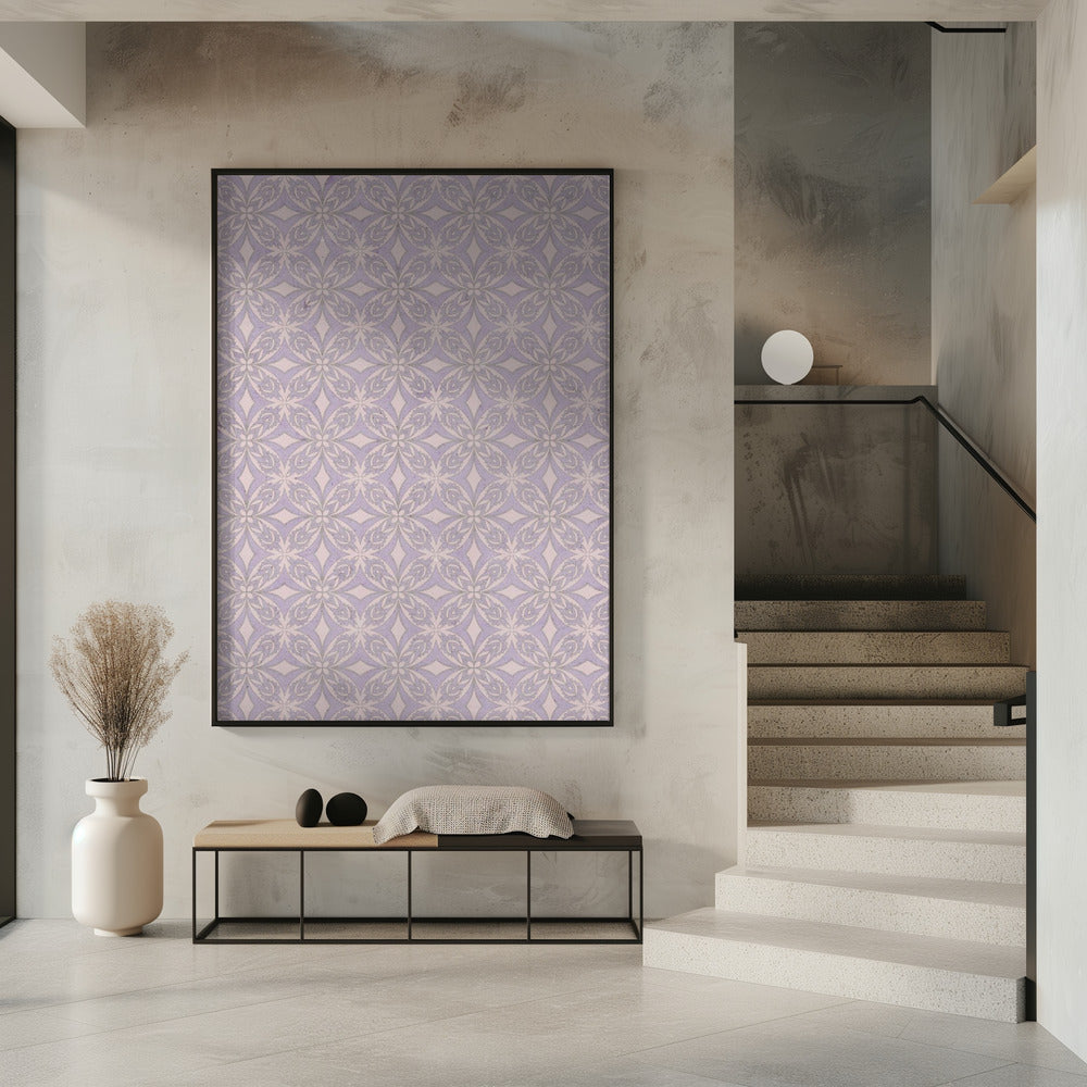Lavendelbloesem-tessellatie | Poster