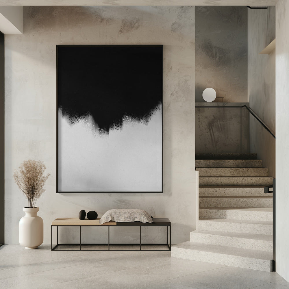 Monochrome stroom | Poster