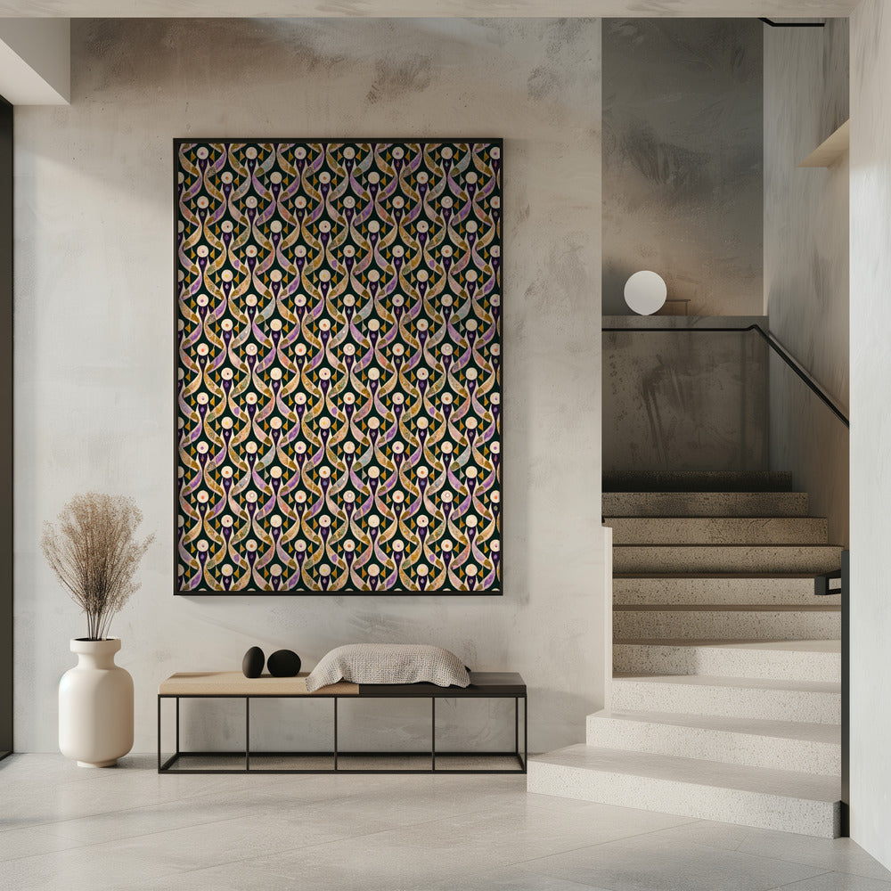 Gebogen ritme elegantie | Poster