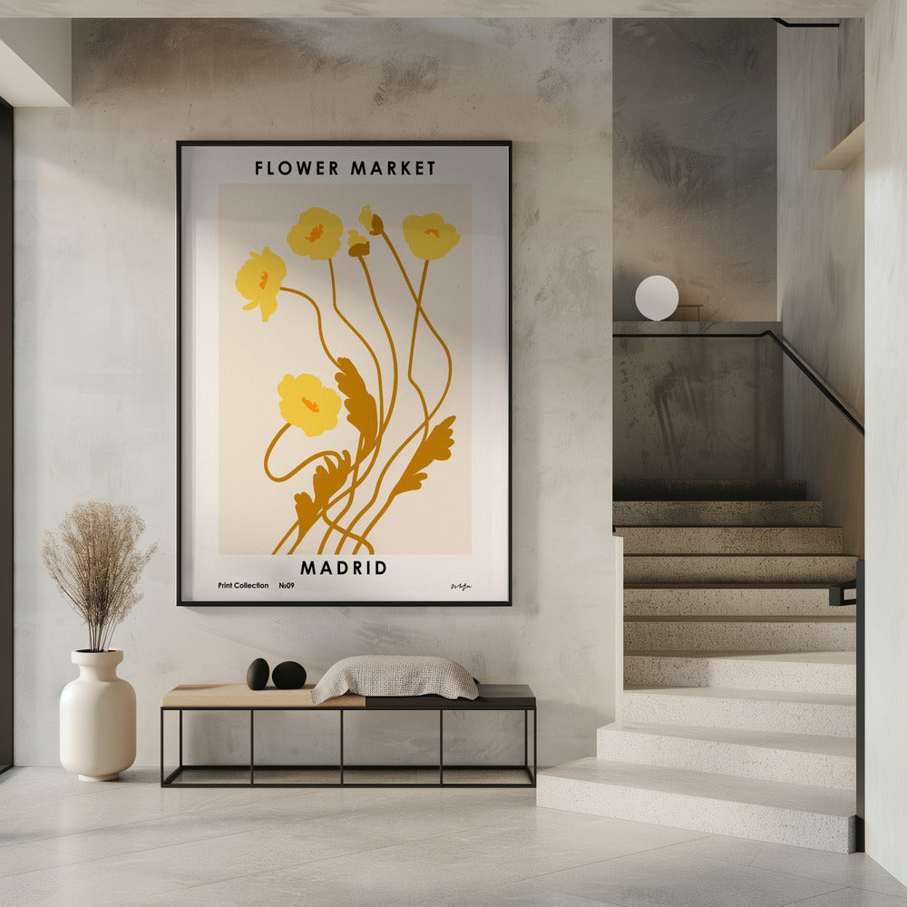 Flower Market. Madrid | Poster