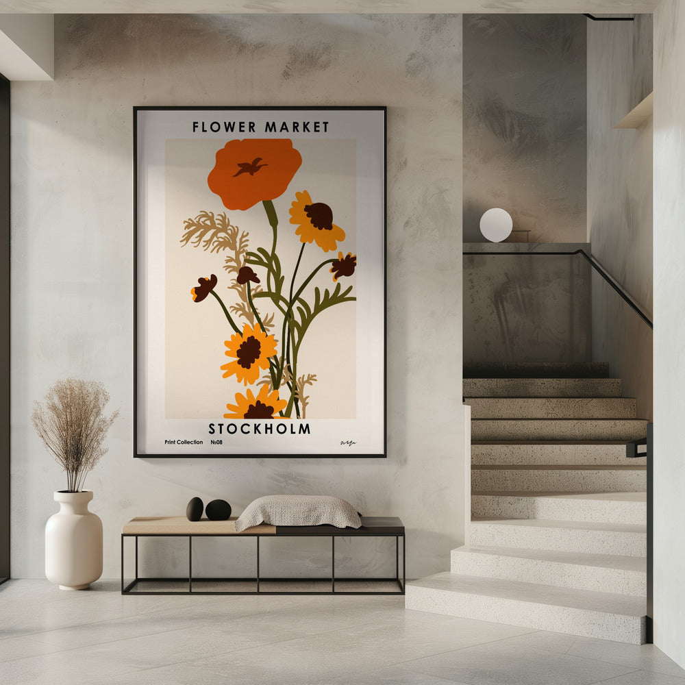 Flower Market. Stockholm | Poster