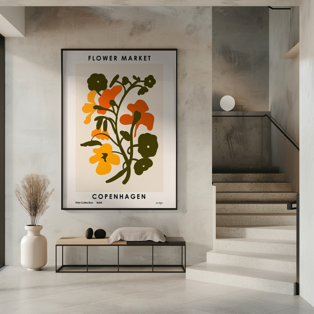 Flower Market. Copenhagen | Poster