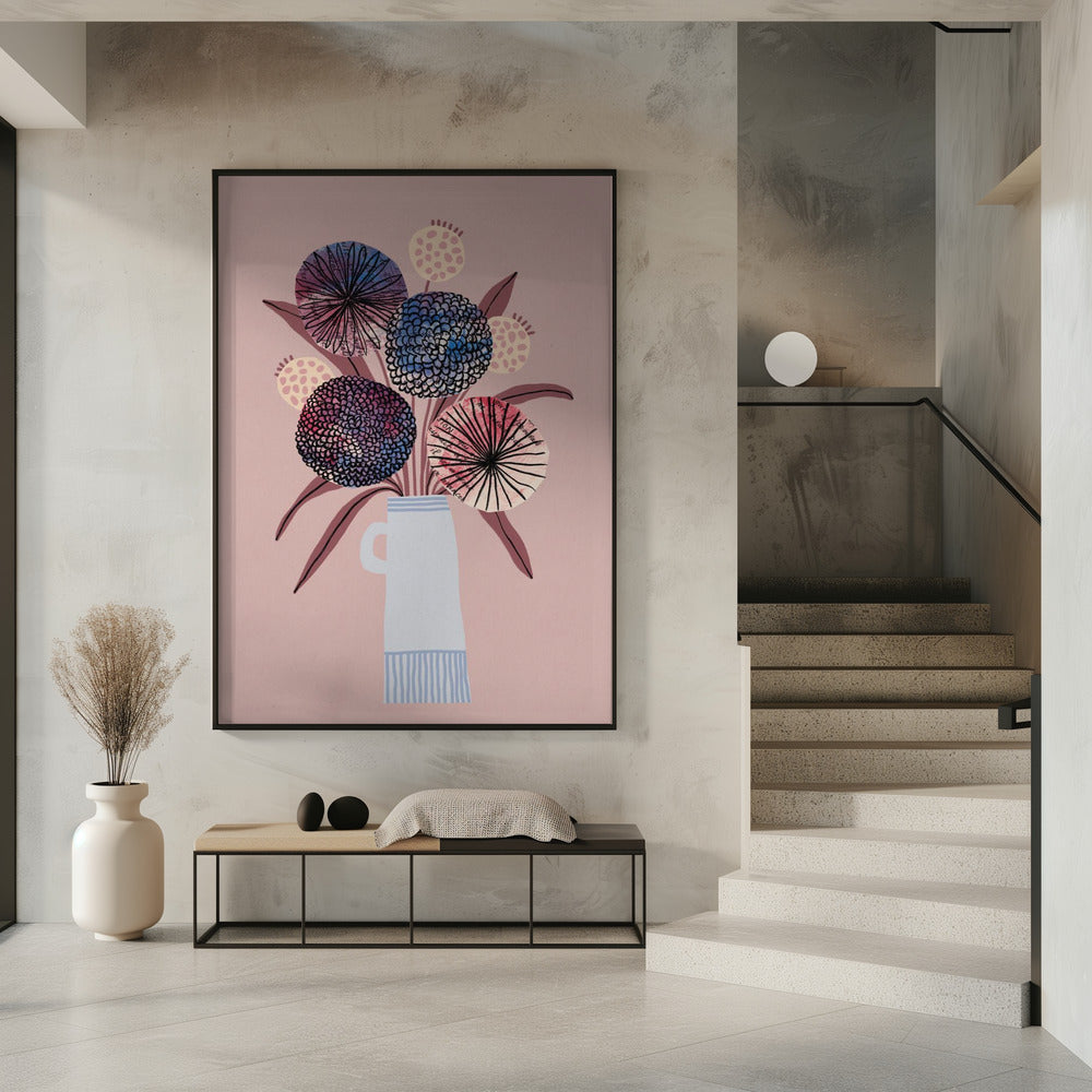 Wilde bloemen bloeien | Poster