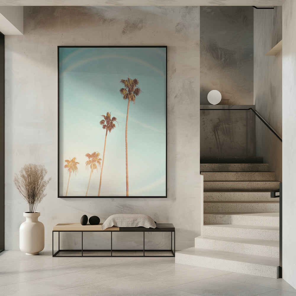 Zonnige Cali-palmboom | Poster