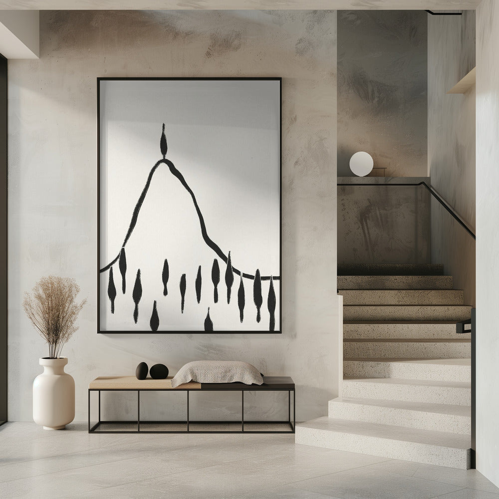 Minimale Lijn Landschap #2 | Poster