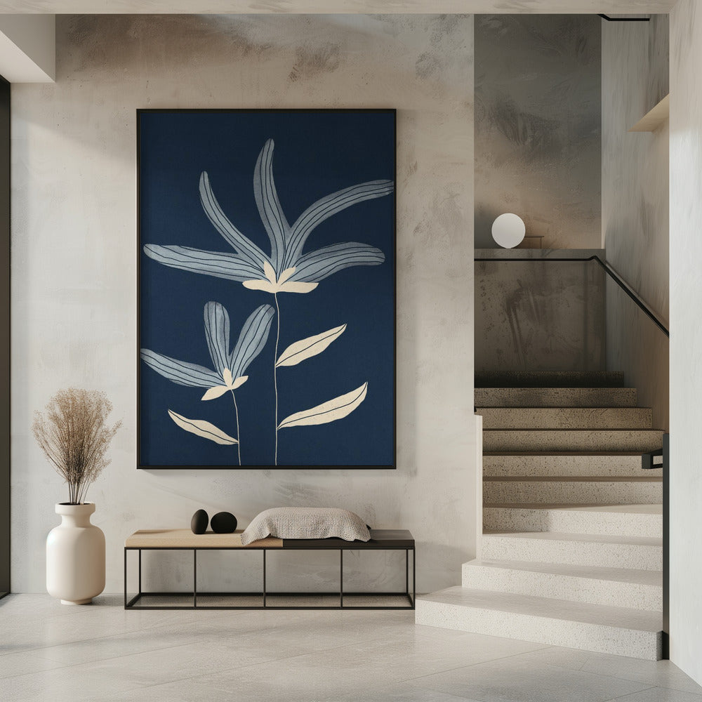 Twee bloemen | Poster
