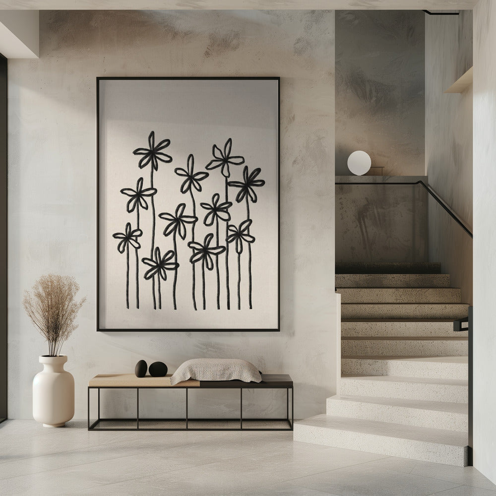 Een veld vol bloemen | Poster