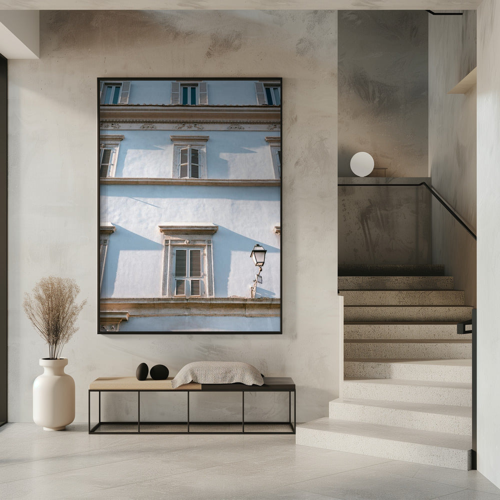 Blauwe tinten van Rome - Reisfotografie Italië || | Poster