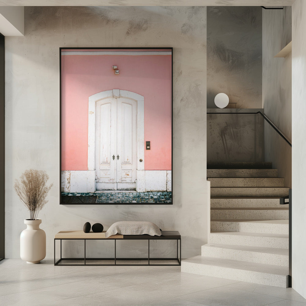 De witte deur Lissabon | Poster