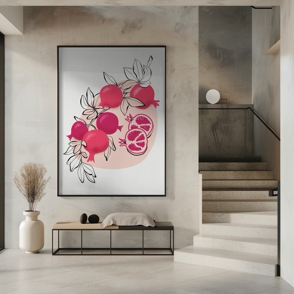 Fathia pomegranates | Poster