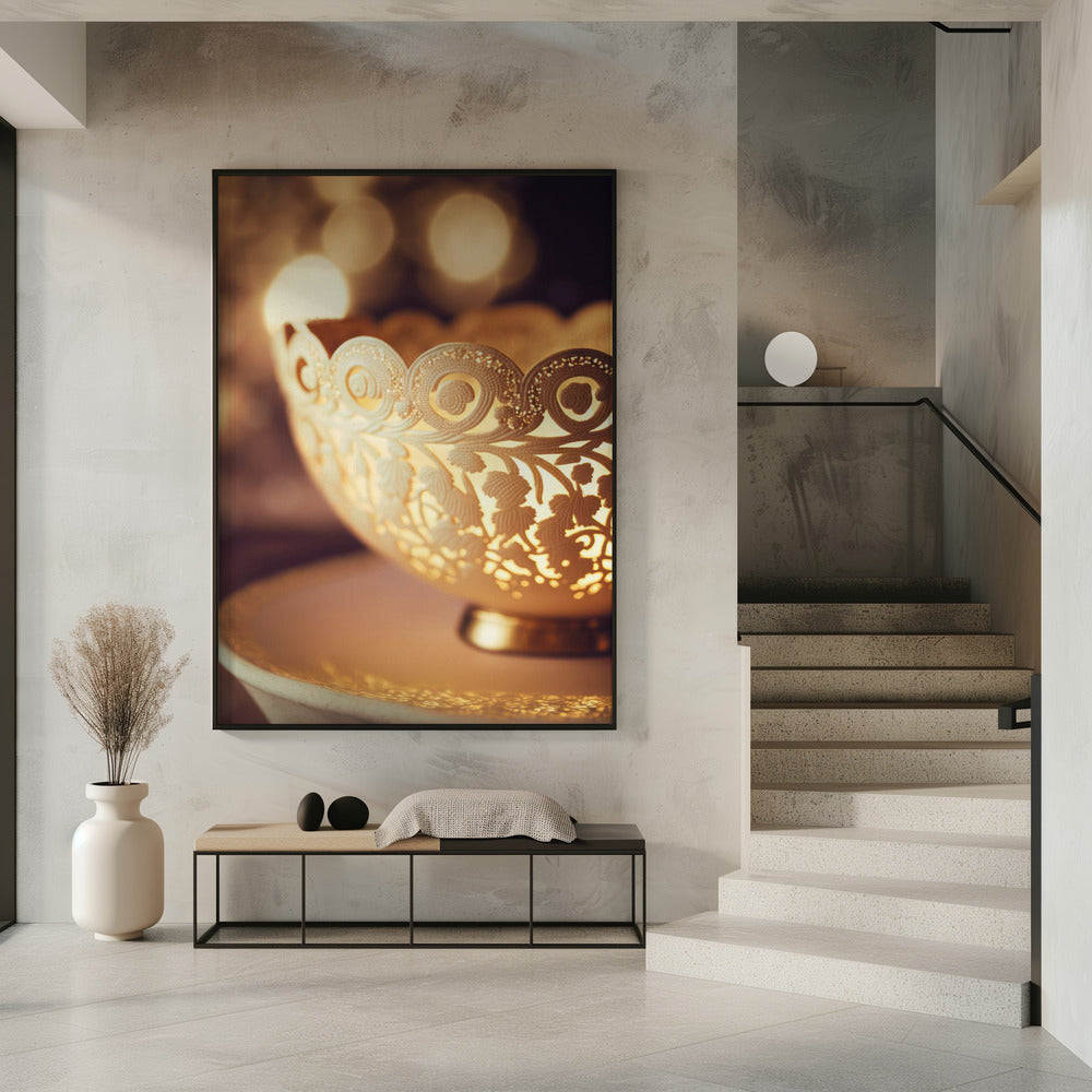Gouden Kant Gloed | Poster