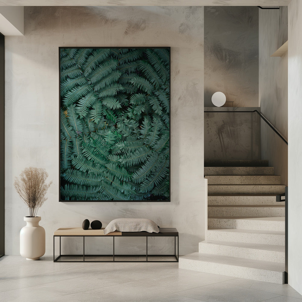 Groene bladeren | Poster