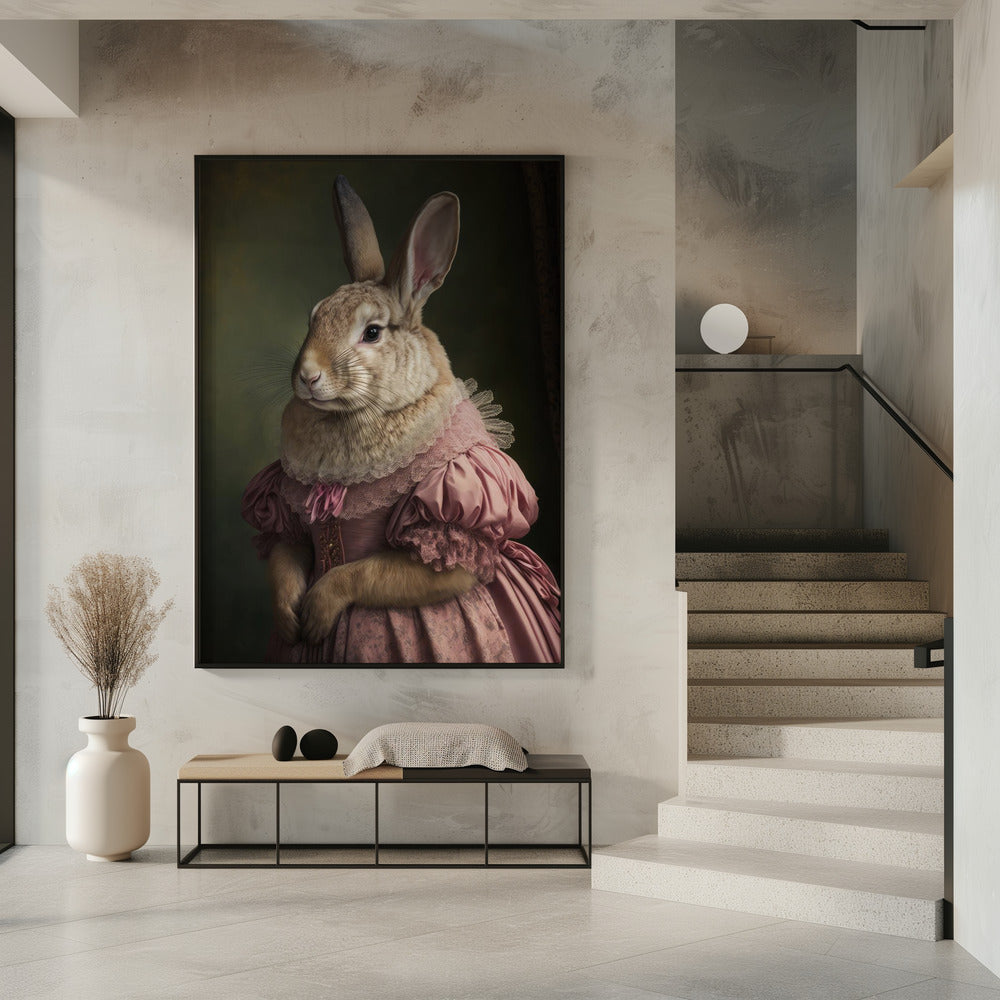 Koninklijke Konijnenvrouw | Poster