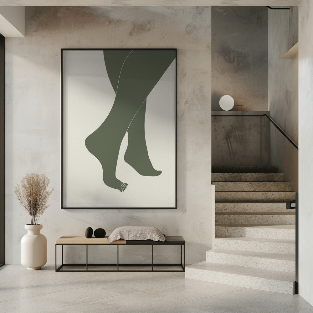 Tip Toe Green | Poster
