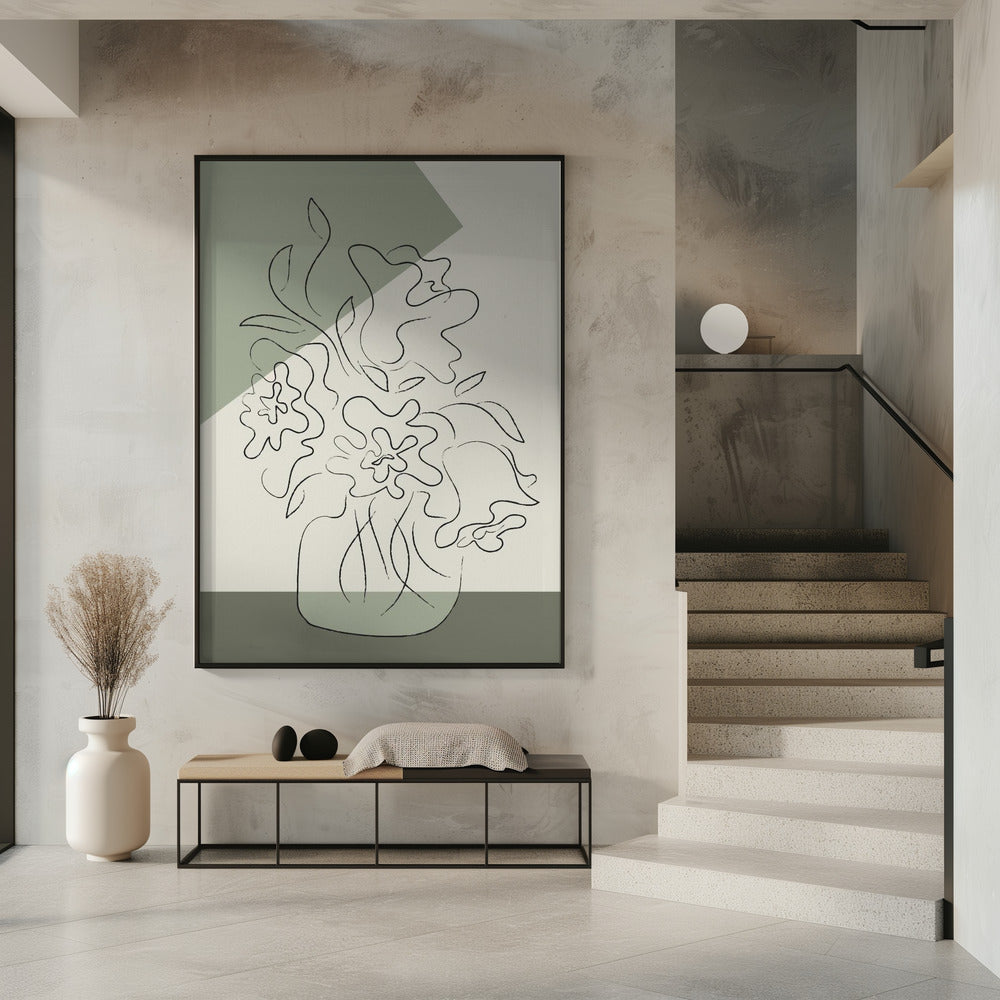 Bloem Groen | Poster