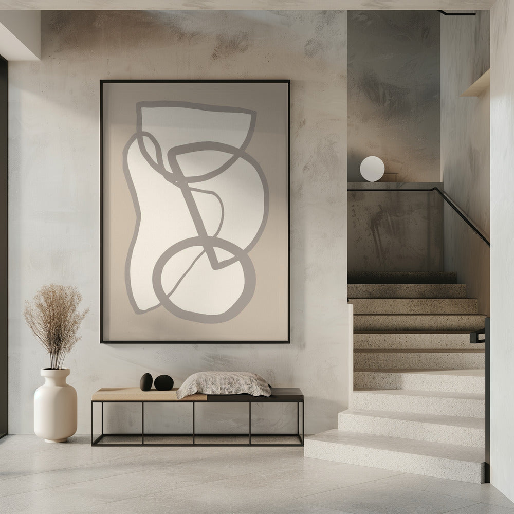 Vorm 09 Beige | Poster