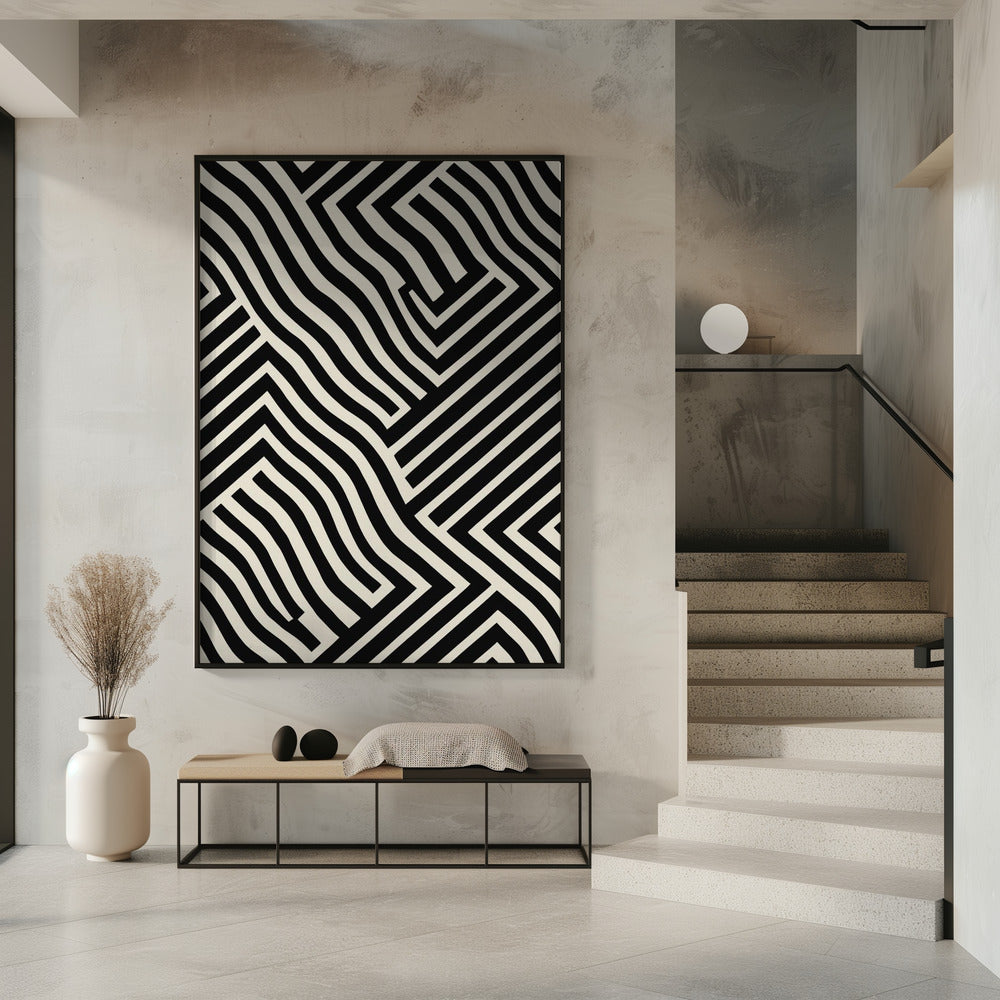 Zebra Doolhof | Poster