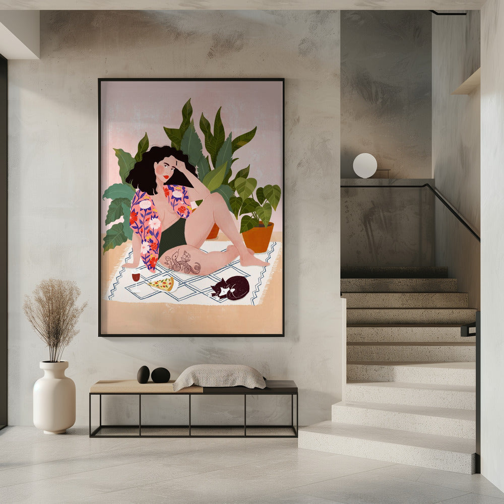 Zondag pizza | Poster