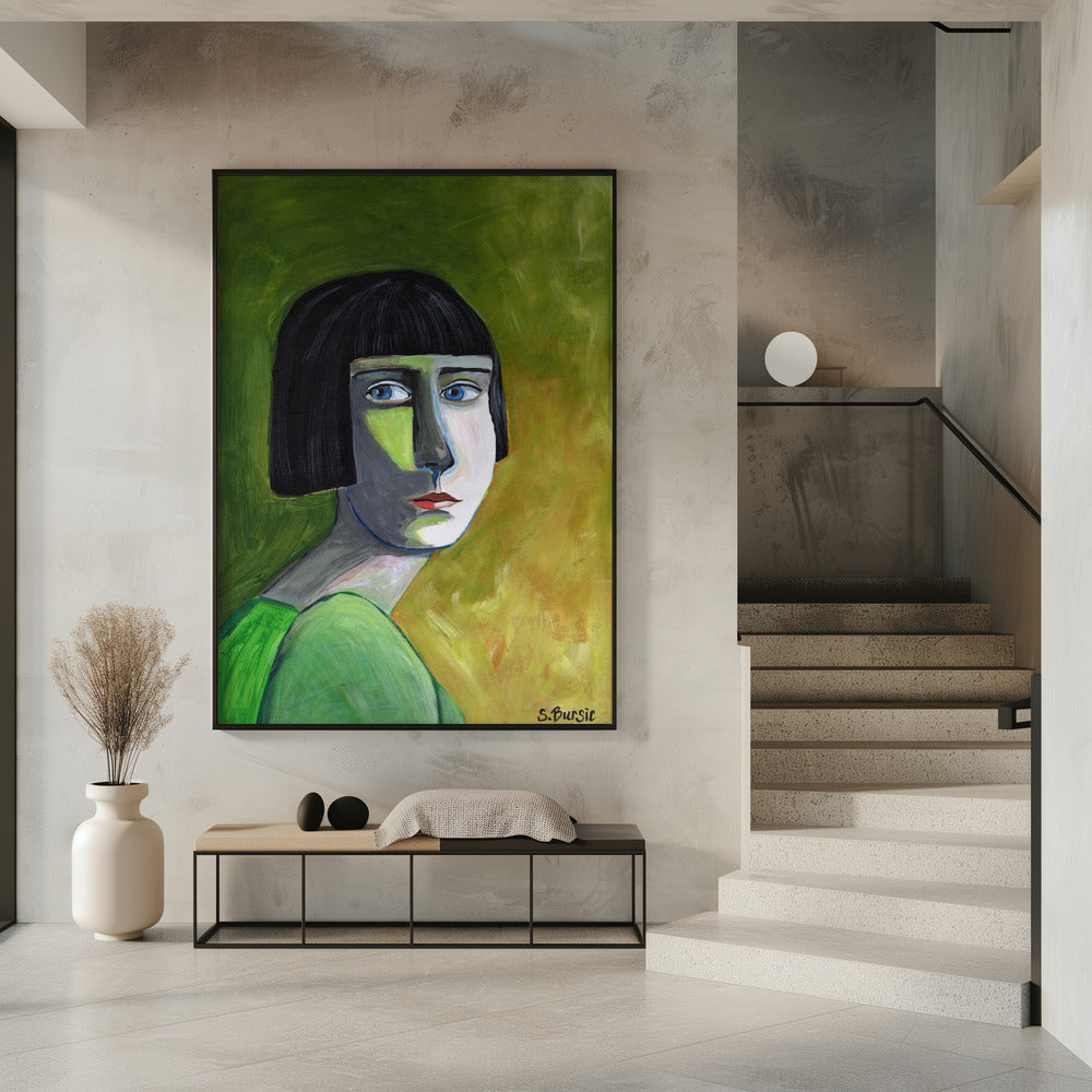 Dame met de Look | Poster
