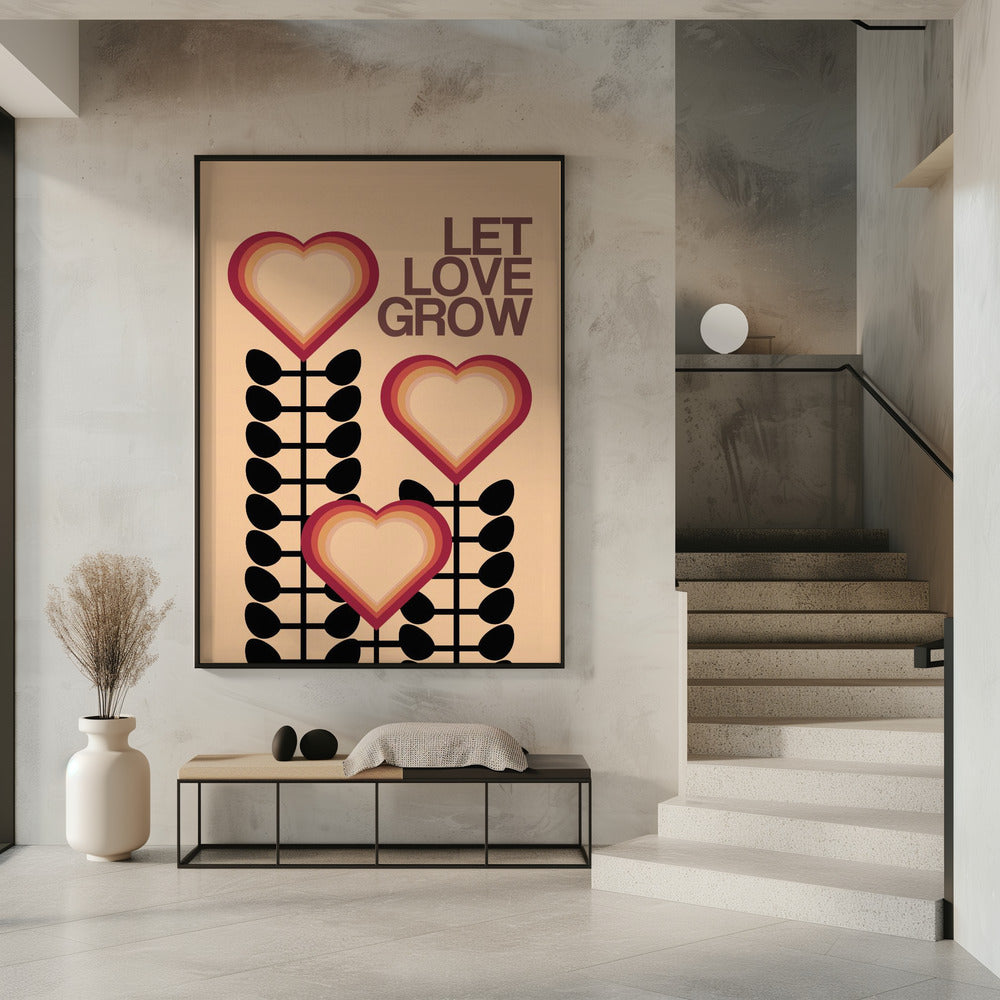Laat Liefde Groeien Crème | Poster