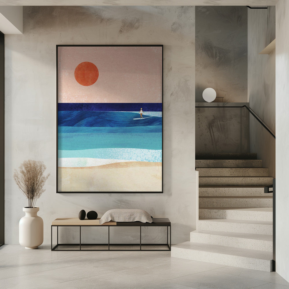 Surfmeisje | Poster