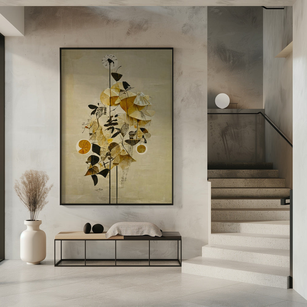 Gouden Bloesems | Poster
