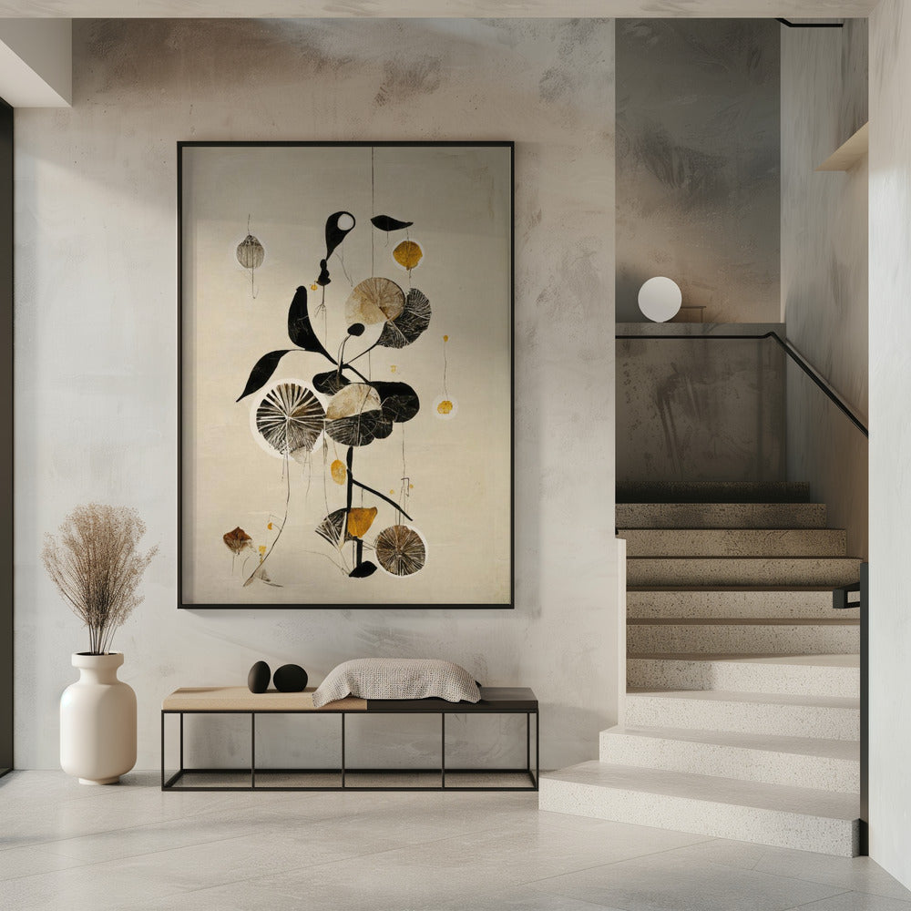Abstracte Flora Droom | Poster