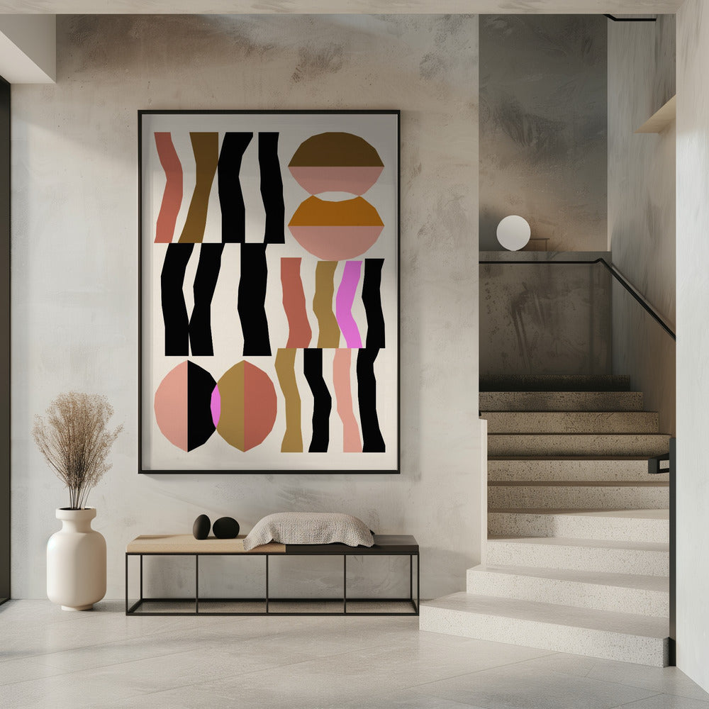 Abstracte compositie 26 | Poster