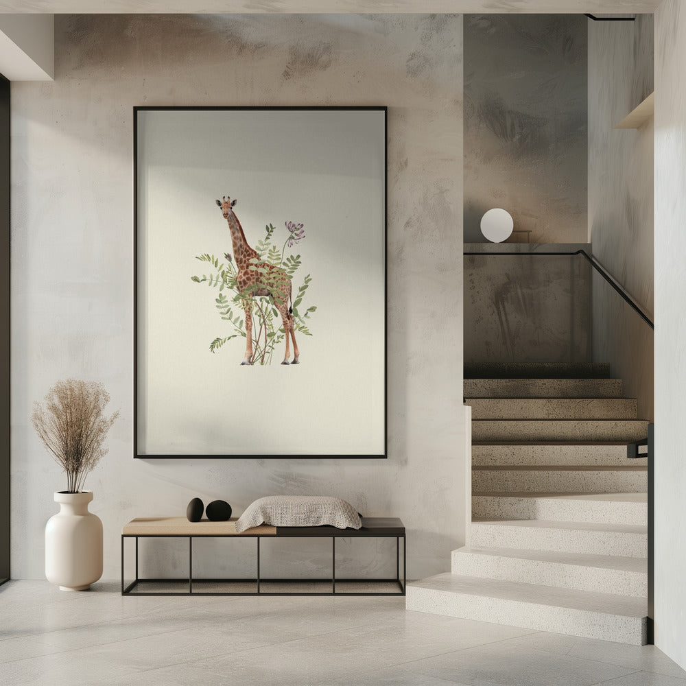 Bloemengiraf | Poster