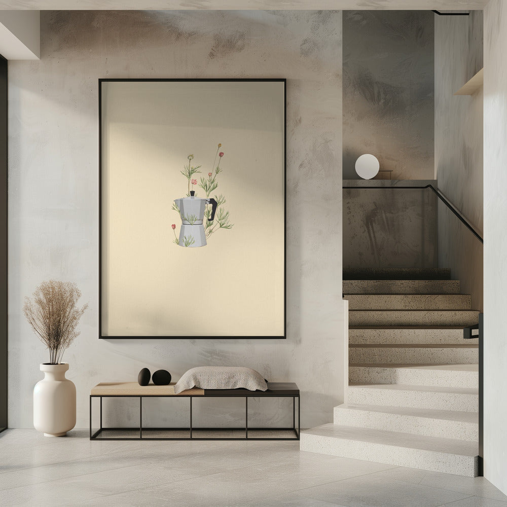 Floral moka express | Poster