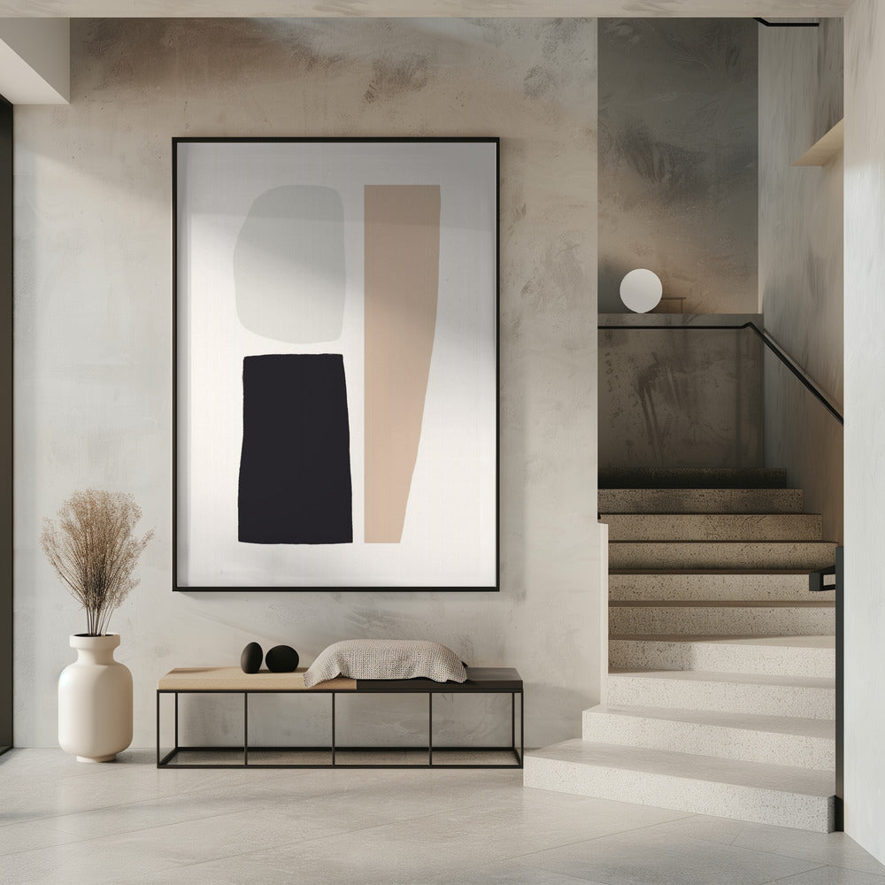 Drie geometrische vormen | Poster