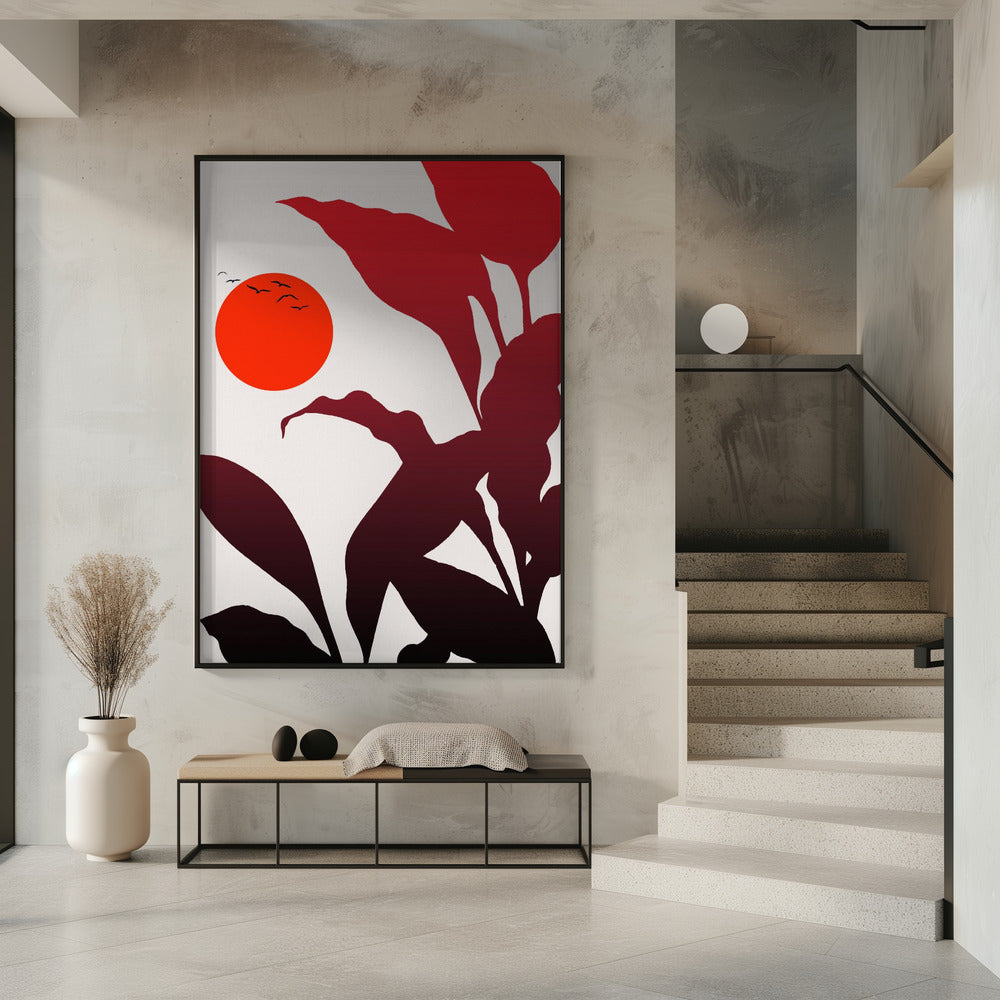 Tropische zonsondergang | Poster