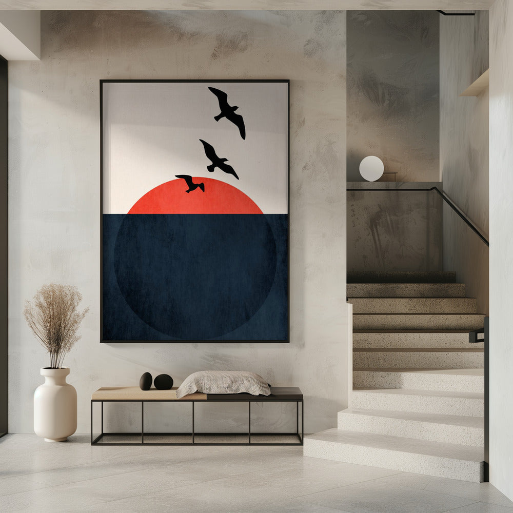 Zonsondergangbriesje | Poster