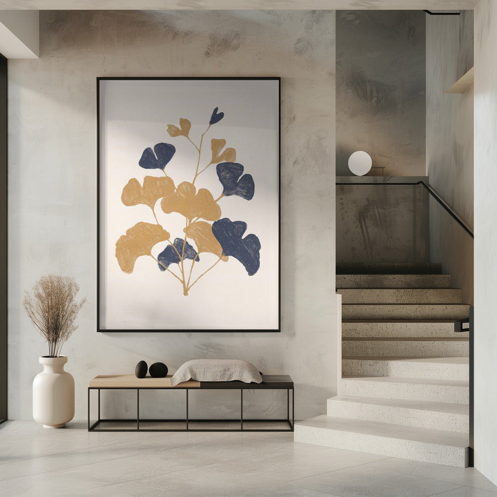 Gouden Ginkgo | Poster