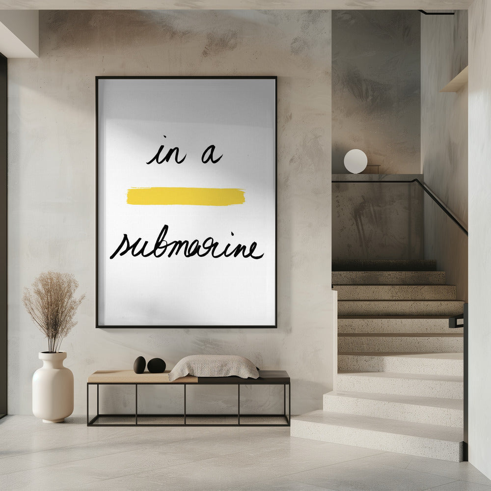In een gele onderzeeër | Poster