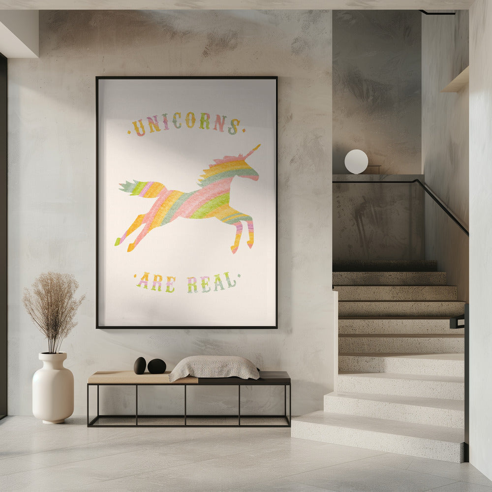 Eenhoorns bestaan echt | Poster