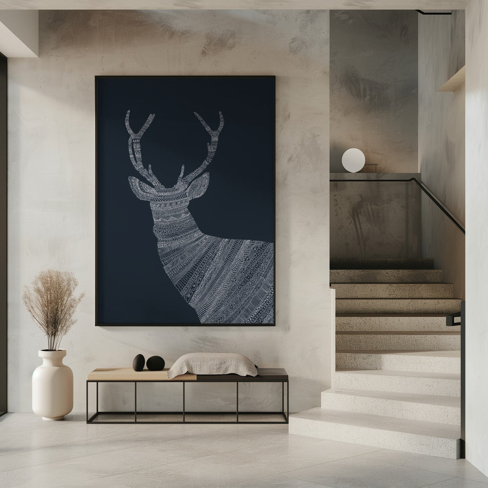 Hert Blauw | Poster