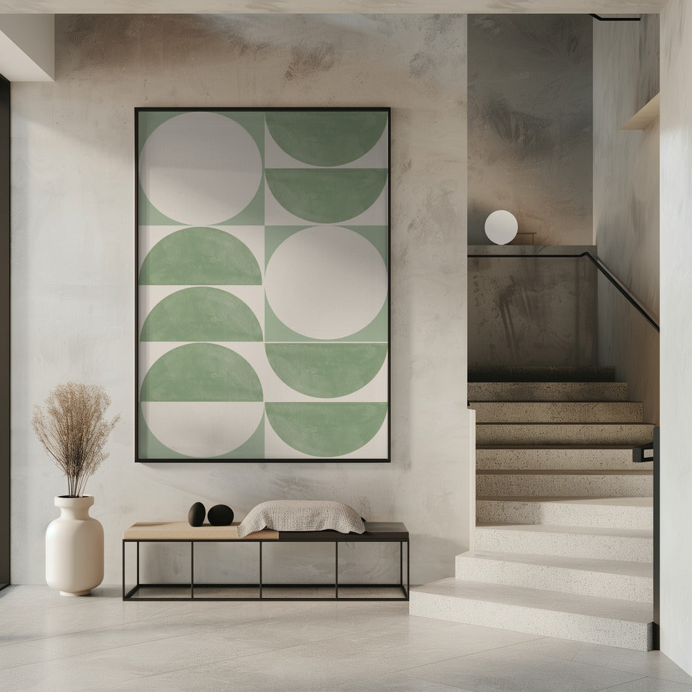 Geometrics in Green | Poster