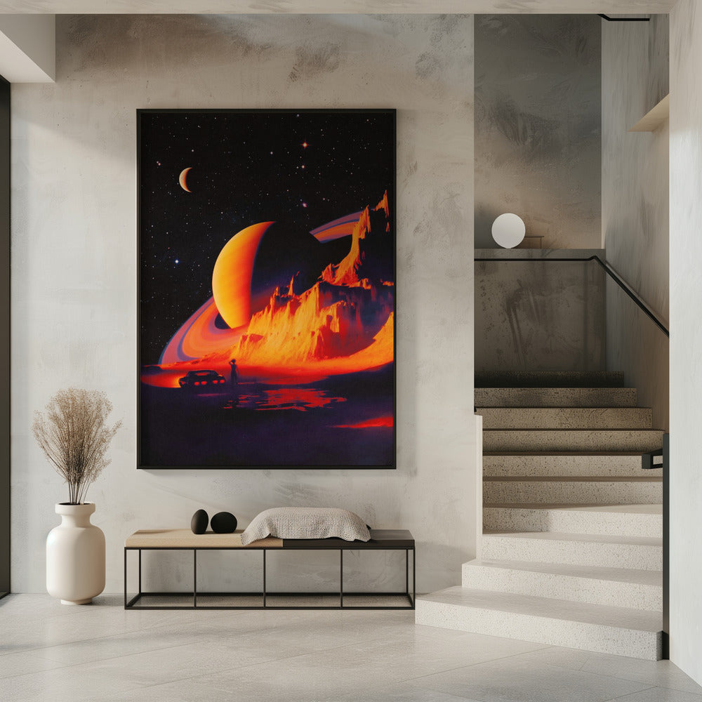 Buitenaards landschap | Poster