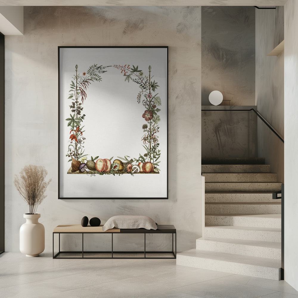 Handgetekende botanische lijst | Poster